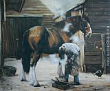 Horse Canvas Paintings - horse